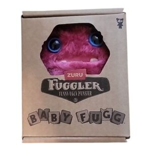 Fuggler Baby Fugg Series 4 Pink Greedy Grinner Plush New In Box‎